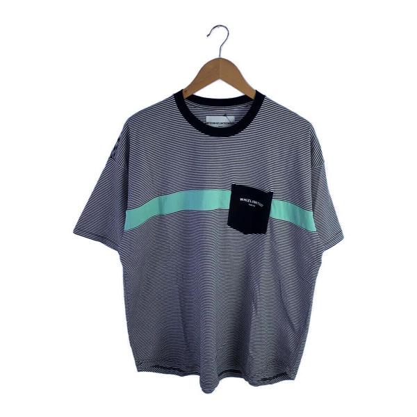 whiz limited◆ウィズリミテッド/Tシャツ/L/コットン/BLK/ボーダー/WL-C-35...
