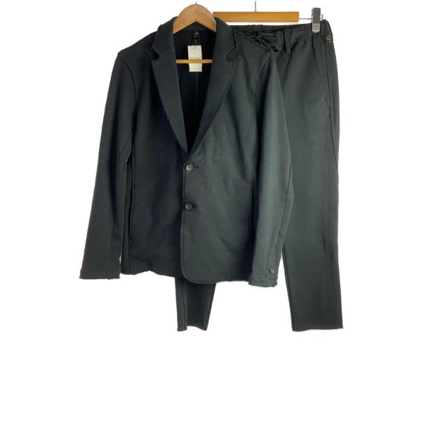 WJK◆セットアップ/M/コットン/BLK/無地/mj80f