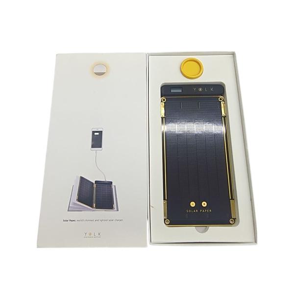 YOLK(ヨーク)/ソーラー充電器/Solar Paper 5W/2ポート/YO8998/