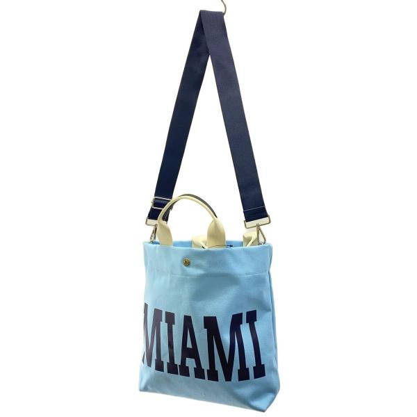 Breath TOPKAPI◆MIAMI/トートバッグ/キャンバス/BLU/プリント//