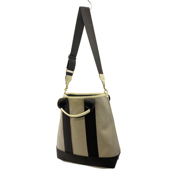 Breath TOPKAPI◆スコッチグレイン/トートバッグ/レザー/BEG/無地