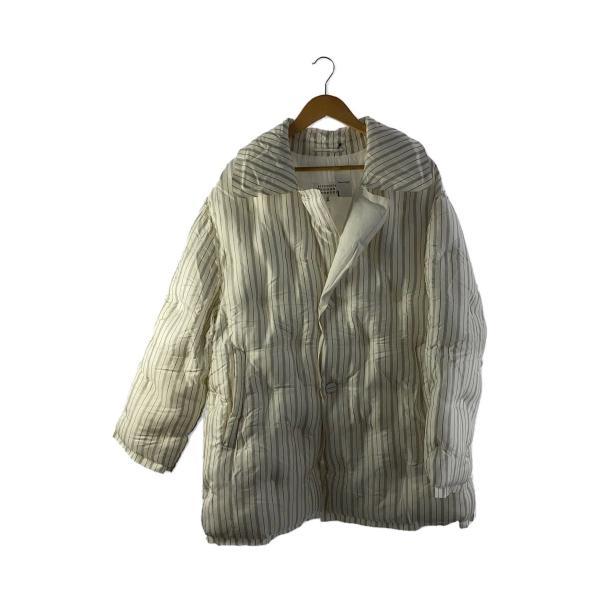 Maison Margiela◆21SS/グラムスラムダウンジャケット/44/レーヨン/WHT/スト...