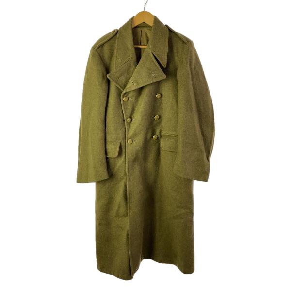 BRITISH MILITARY◆50s/モーターサイクルコート/5/ウール/KHK