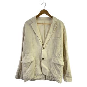 STUSSY◆25SS/Blazer Textured Linen/テーラードジャケット/M/リネン/IVO/115838