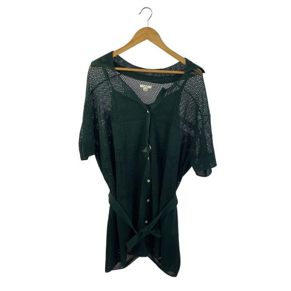 AMERI◆半袖シャツ/M/コットン/GRN/無地/0125103910890//