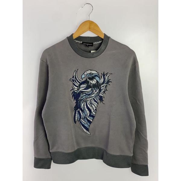 EMPORIO ARMANI◆スウェット/M/コットン/PUP/無地/3Y1M52JS7Z