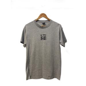 STUSSY◆Tシャツ/M/コットン/GRY/プリント//OLD