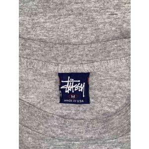STUSSY◆Tシャツ/M/コットン/GRY/...の詳細画像2