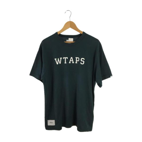 WTAPS◆Tシャツ/2/コットン/GRN/221ATDT-CSM17//