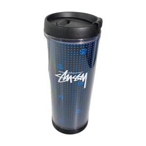STUSSY Livin’ General Store◆タンブラー/ドット/グラス/BLU