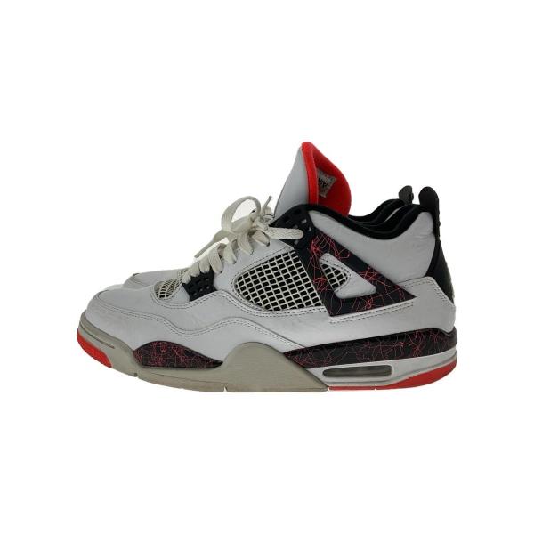 NIKE◆AIR JORDAN 4 RETRO/エアジョーダンレトロ/ホワイト/308497-116...