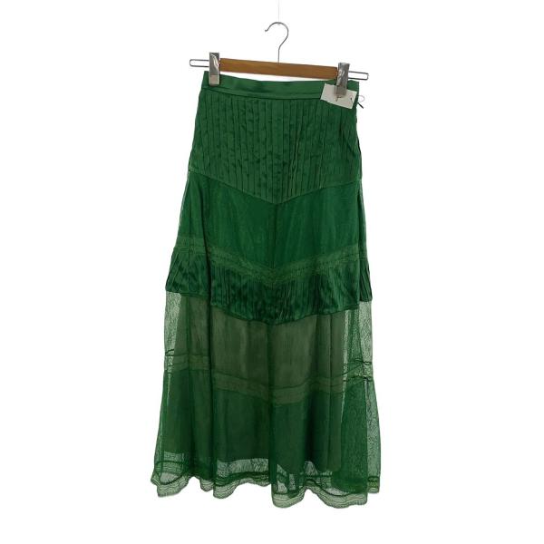 AMERI◆スカート/M/ポリエステル/GRN/02110920540
