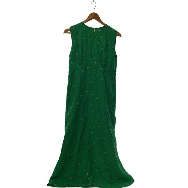 AMERI◆ノースリーブワンピース/M/レーヨン/GRN/総柄/MEDI SMALL FLOWER ...