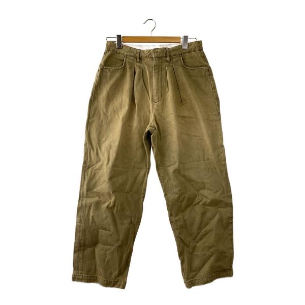 FARAH◆ツータックパンツ/ボトム/32/コットン/CML/FR224M40JS01