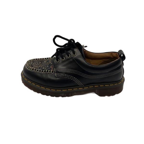 Dr.Martens◆LOWELL 4ホール/ドレスシューズ/UK7/BLK/41613001//