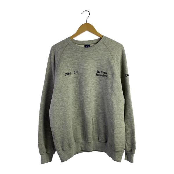 the ennoy professional◆スウェット/XL/コットン/GRY/SS21BRENC...