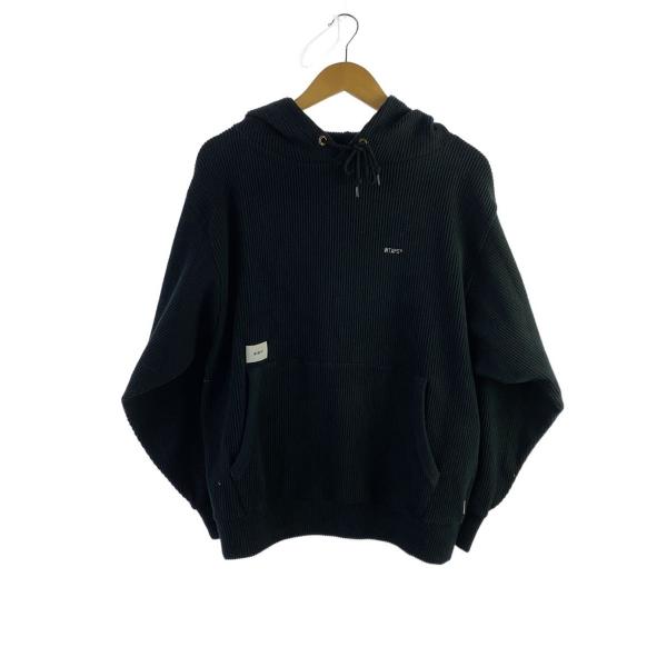 WTAPS◆20AW/HOODED/COPO/パーカー/1/コットン/BLK/202atdt-csm...