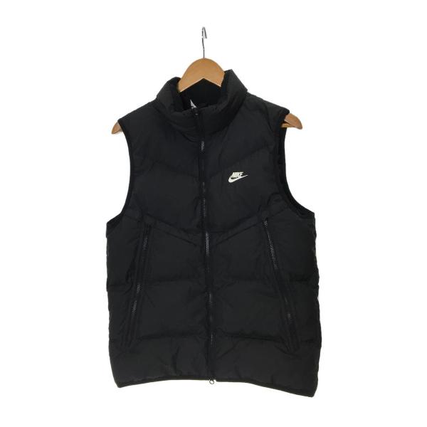 NIKE◆AS M NSW SF WINDRUNNER VEST/ダウンベスト/M/BLK/DD68...