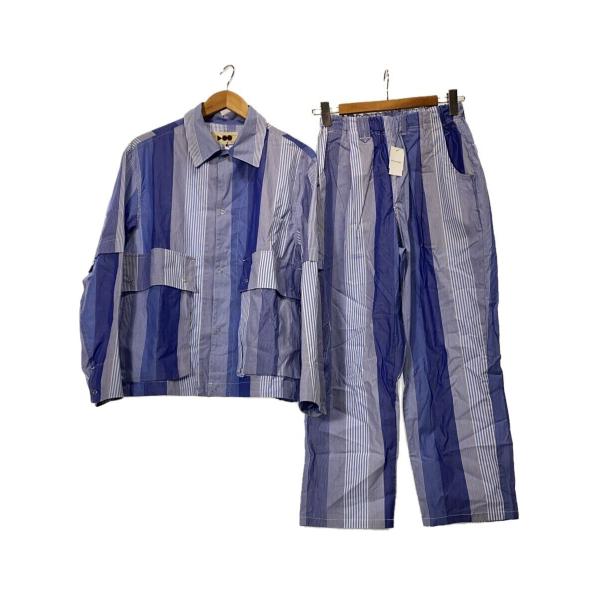 VOO CRAZY STRIPE/セットアップ/--/コットン/BLU/ストライプ//