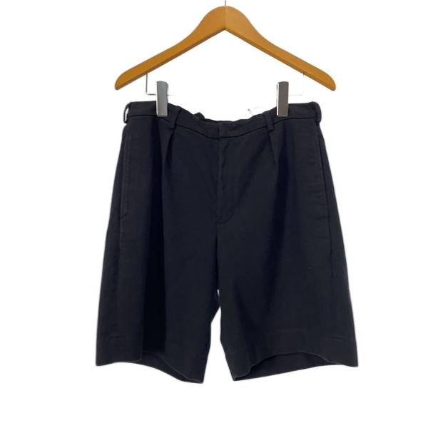 AURALEE◆ショートパンツ/1/コットン/BLK/AL55PT005-SUP