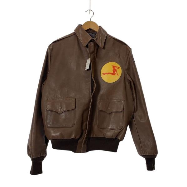 Willis&amp;Geiger◆A-2/GRIPPER ZIP/80s/レザージャケット・ブルゾン/40...