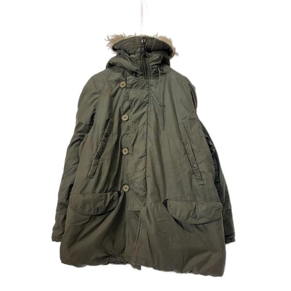 US.ARMY◆N-3B/フライトジャケット/L/コットン/KHK/8415-00-376-1710