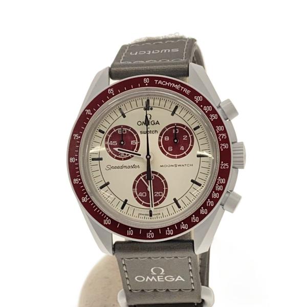 OMEGA◆MOONSWATCH/MISSION TO PLUTO/クォーツ腕時計/アナログ/--/...