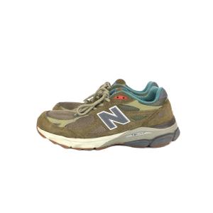 NEW BALANCE◆M990/BODEGA/V3/カーキ/27.5cm/KHK/USA製