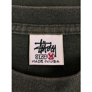 STUSSY◆半袖Tシャツ/M/コットン/グリ...の詳細画像2