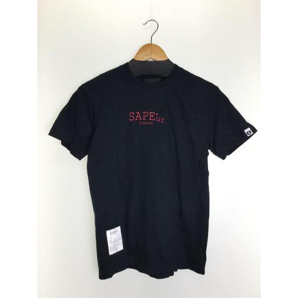 A Elegantes SAPEur◆Tシャツ/S/コットン/BLK/ロッドマン