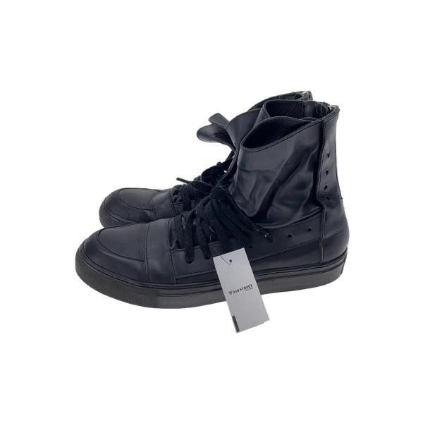 KRISVANASSCHE◆ハイカットスニーカー/42/BLK/牛革