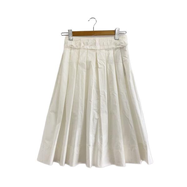 PLAN C◆スカート/36/コットン/WHT/G0CAE19VZOTC092
