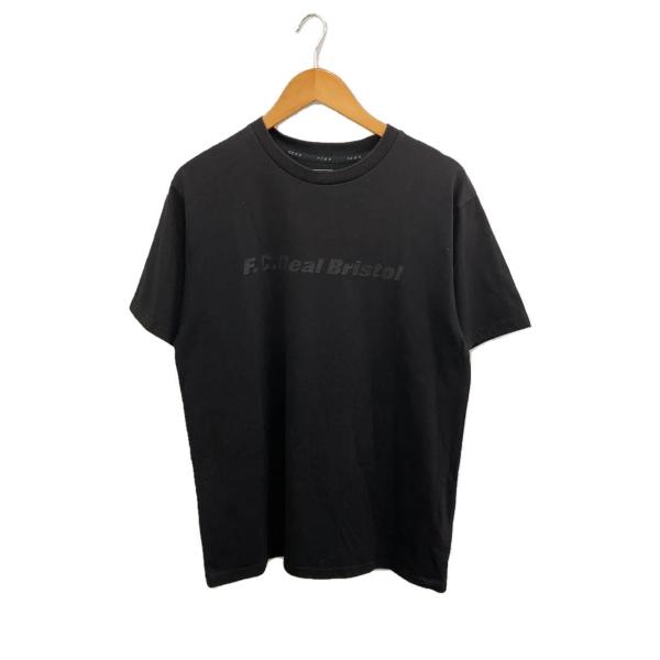 F.C.R.B.(F.C.Real Bristol)◆Tシャツ/L/コットン/BLK/無地/FCRB...