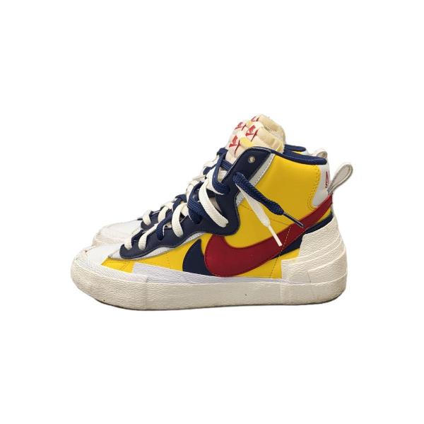 NIKE◆BLAZER MID SACAI/ブレーザーミッドサカイ/イエロー/BV0072-700/...