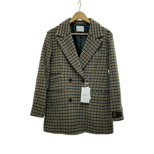 AMERI◆コート/FREE/ウール/マルチカラー/01120630940