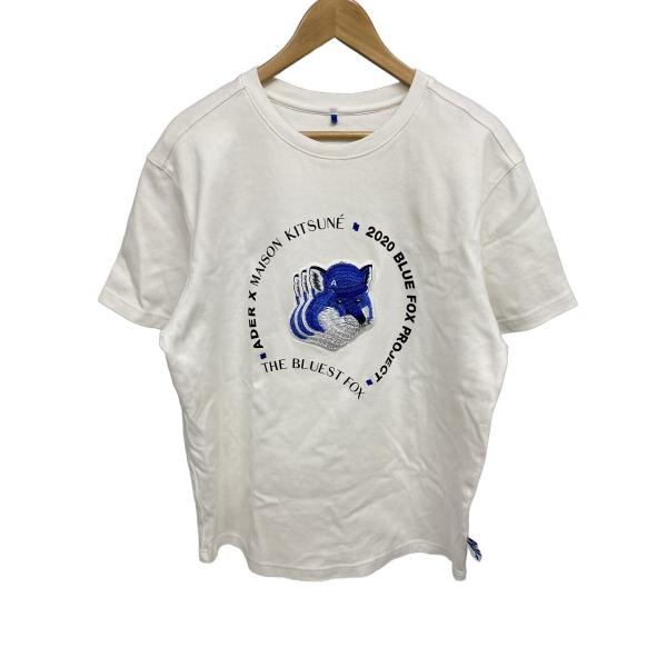 ADER ERROR◆Tシャツ/--/コットン/WHT/BTKSST02OW2