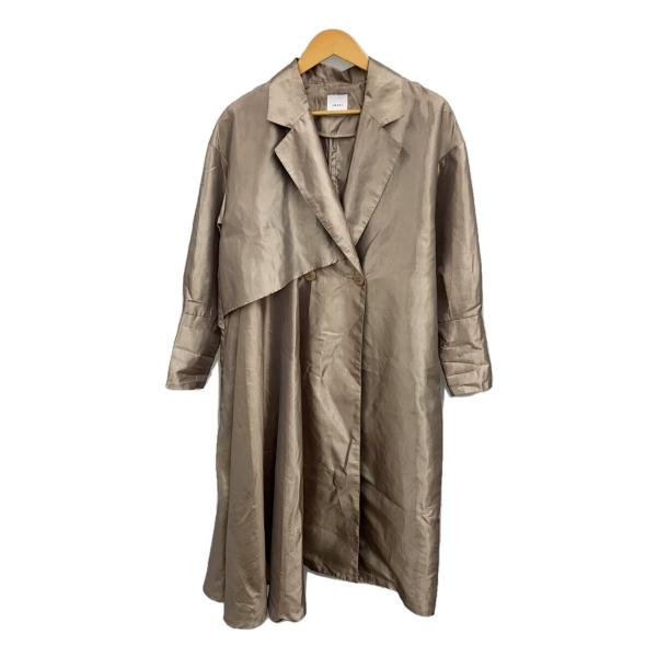 AMERI◆トレンチコート/--/ポリエステル/BEG/無地/018170010//