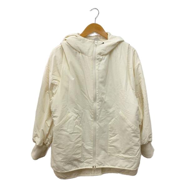 JEANASIS◆ブルゾン/FREE/ポリエステル/WHT/無地/JS071572//