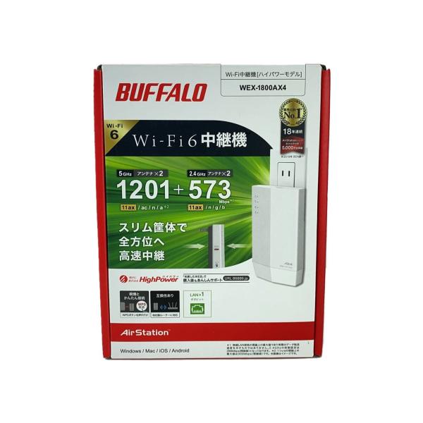 BUFFALO◆無線LAN中継機 WEX-1800AX4EA
