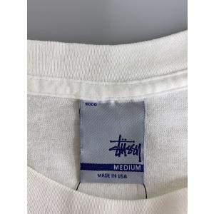 STUSSY◆Tシャツ/M/コットン/WHT/...の詳細画像2