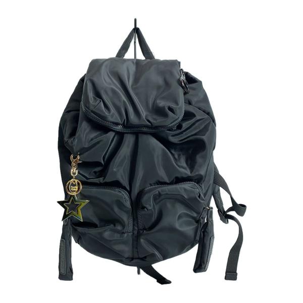 SEE BY CHLOE◆リュック/ナイロン/BLK/無地//