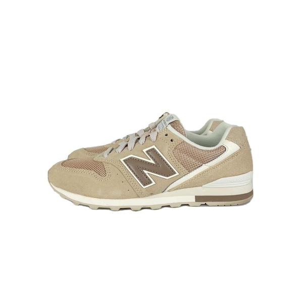 NEW BALANCE◆996/ローカットスニーカー/23.5cm/ベージュ/スウェード/WL996...