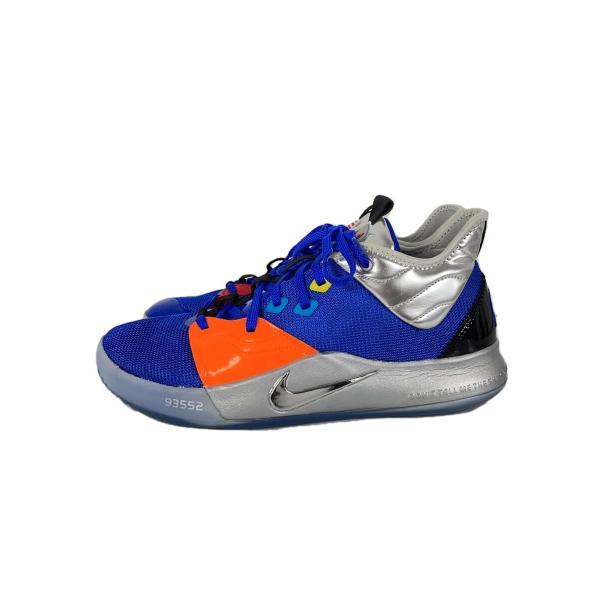 NIKE◆PG 3 NASA EP/ポールジョージ3ナサEP/ブルー/CI2667-400/30cm