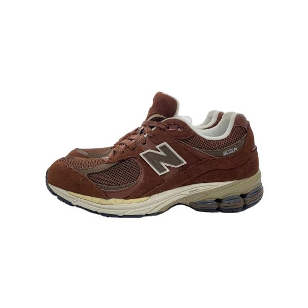 NEW BALANCE◆ローカットスニーカー/24.5cm/BRW/レザー/M2002RFF
