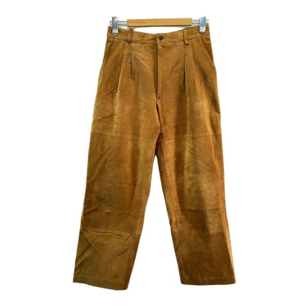 90s/bagazio/2タック/スラックスパンツ/32/スウェード/CML