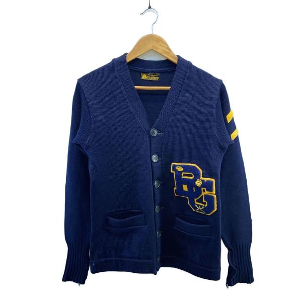 50s/bell/レタード/カーディガン(厚手)/--/ウール/NVY