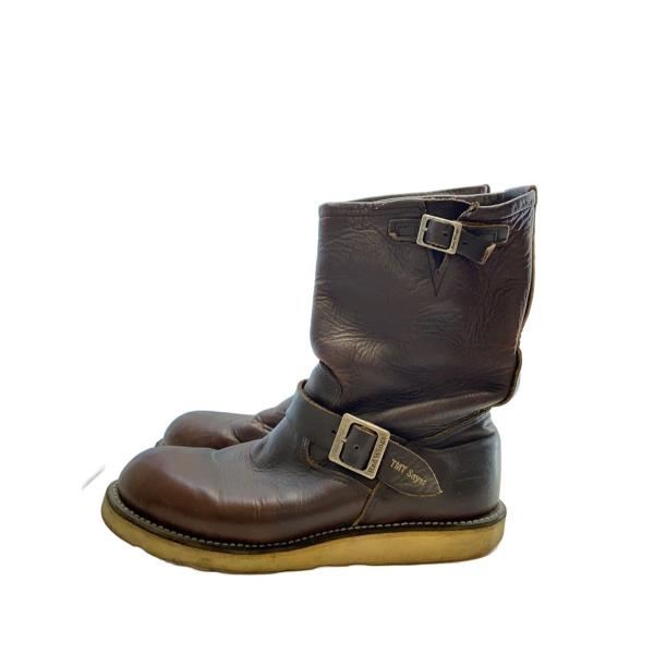 RED WING◆tmt別注/ソール減り/エンジニアブーツ/US9.5/BRW/レザー/2970//