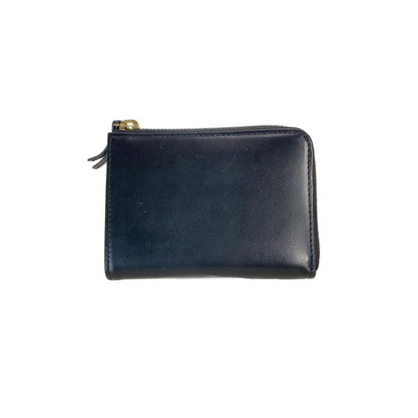 SLOW&amp;CO◆2つ折り財布/レザー/BLK/メンズ/lzip wallet L