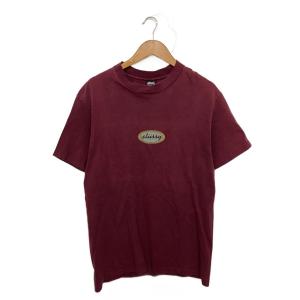 STUSSY◆80s/usa製/circle logo/Tシャツ/L/コットン/BRD//OLD