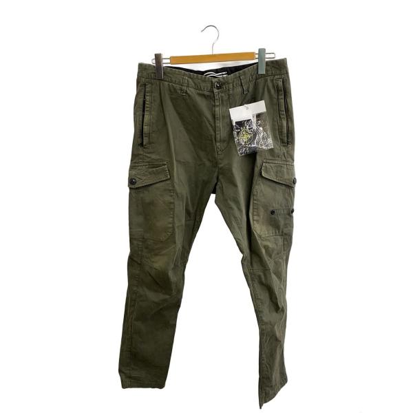 STONE ISLAND◆ガーメントダイカーゴパンツ/加工/ボトム/32/コットン/KHK/7315...